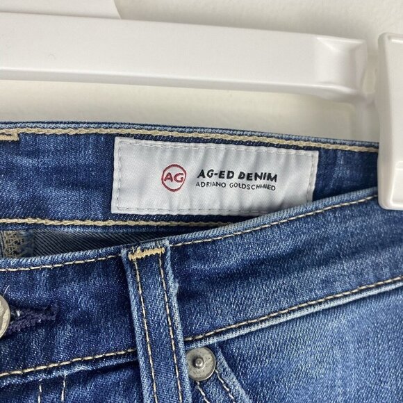 AG Adriano Goldschmied Womens Skinny Jeans Size 24 Medium Wash Abbey Mid Rise - Picture 4 of 11
